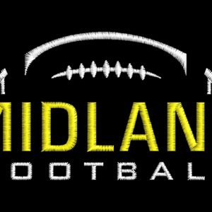Midland Football left chest