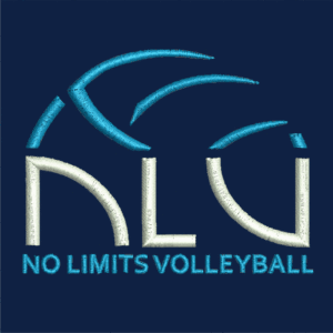 No Limits Volleyball NLV Logo