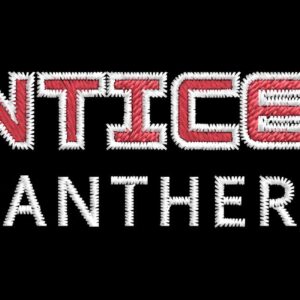 Monticello Panthers Lines on BLACK