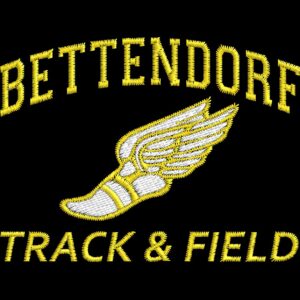 Bettendorf Track & Field Wing Foot