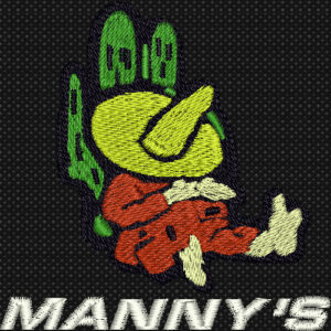 Manny's Restaurant Logo- hangtag