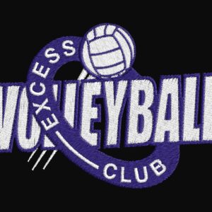 Excess Volleyball L.C. on Black
