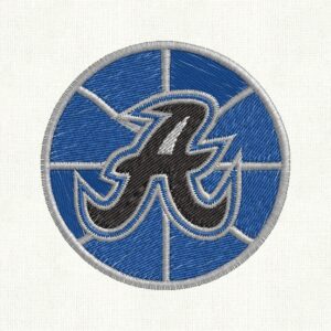 Anamosa Basketball with A on White