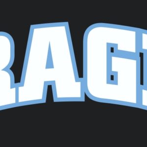 RAGE text Volleyball Jerseys-Black