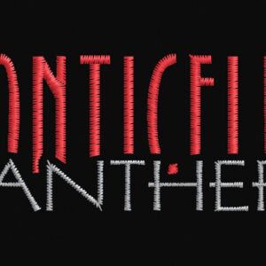 Monticello Panther Overlapping Text