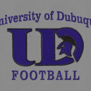 University of Dubuque Football Grey and White