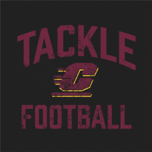 Central Michigan Tackle Football with Action C
