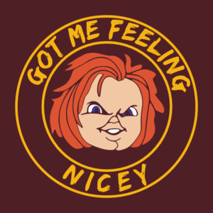 Central Michigan Chucky Got Me Feeling Nicey FF C Logo Sleeve