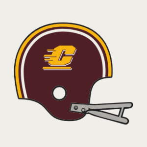 Central Michigan Football Helmet LC
